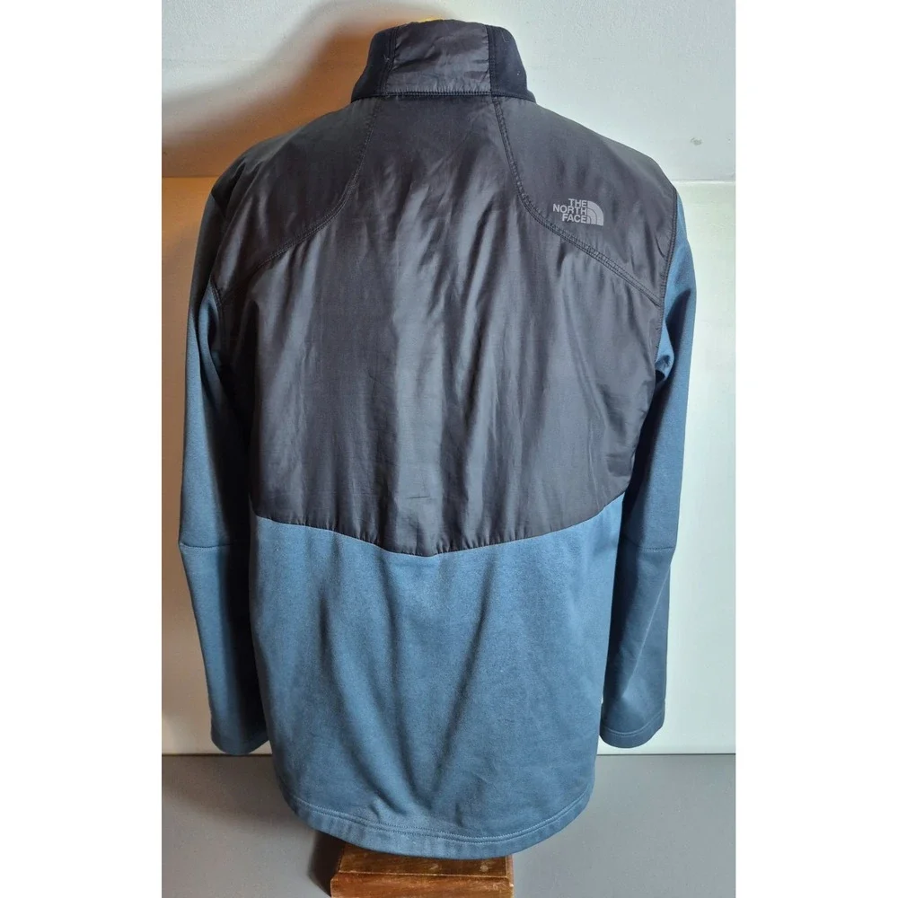 The North Face Mens Cinder Full-Zip Jacket L Large Black Blue